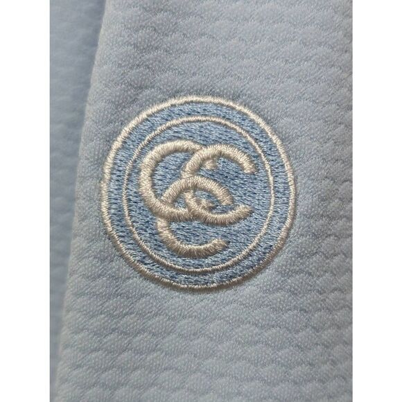 Nike Golf Women's Light Blue Dri-Fit 1/4 Zip Textured Pull-Over Sweatshirt Large - Picture 5 of 8